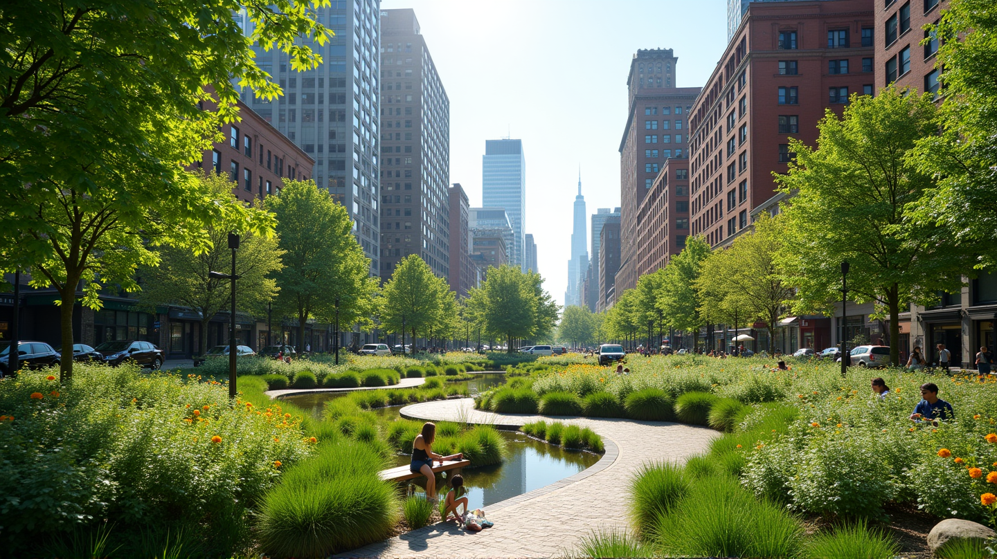 Le Maire Adams Pionnier de la Renaissance Verte à NYC - Transformer les Terrains Vacants en Parcs Dynamiques