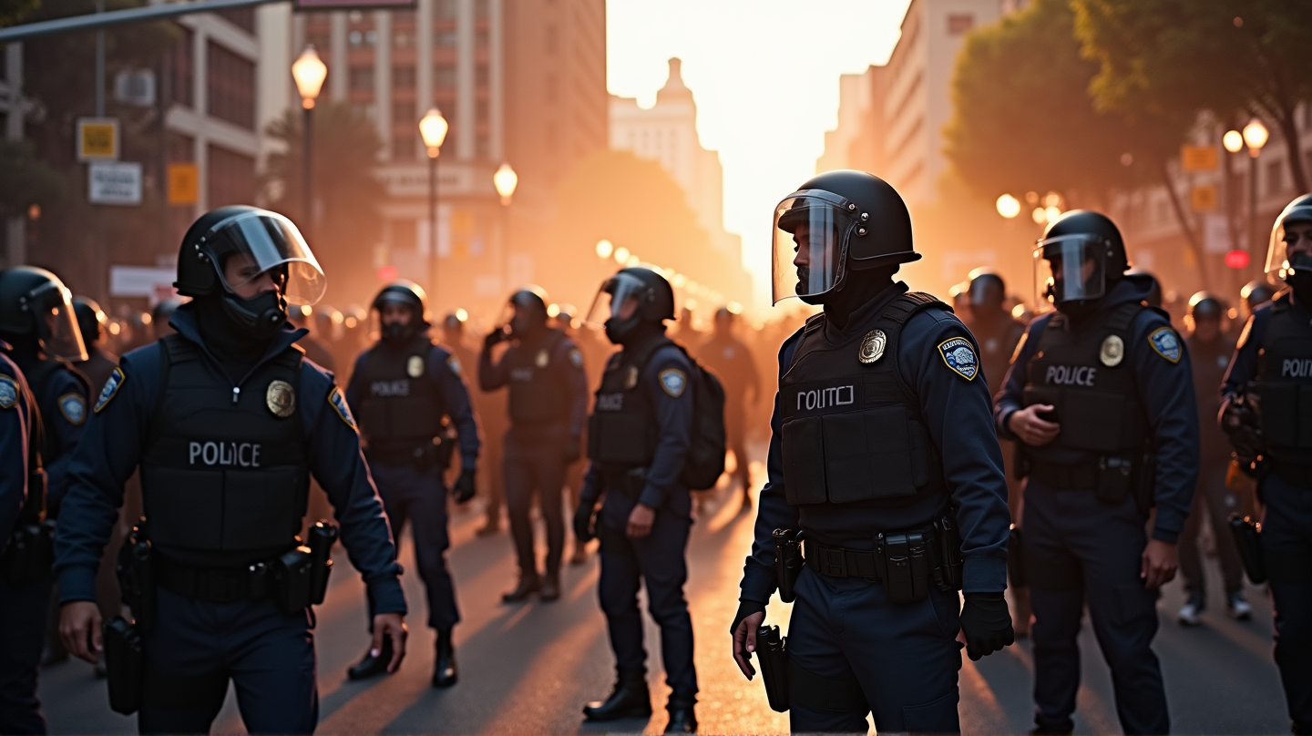 Des affrontements éclatent alors que les manifestants 'No Kings' défient l'autorité à Los Angeles