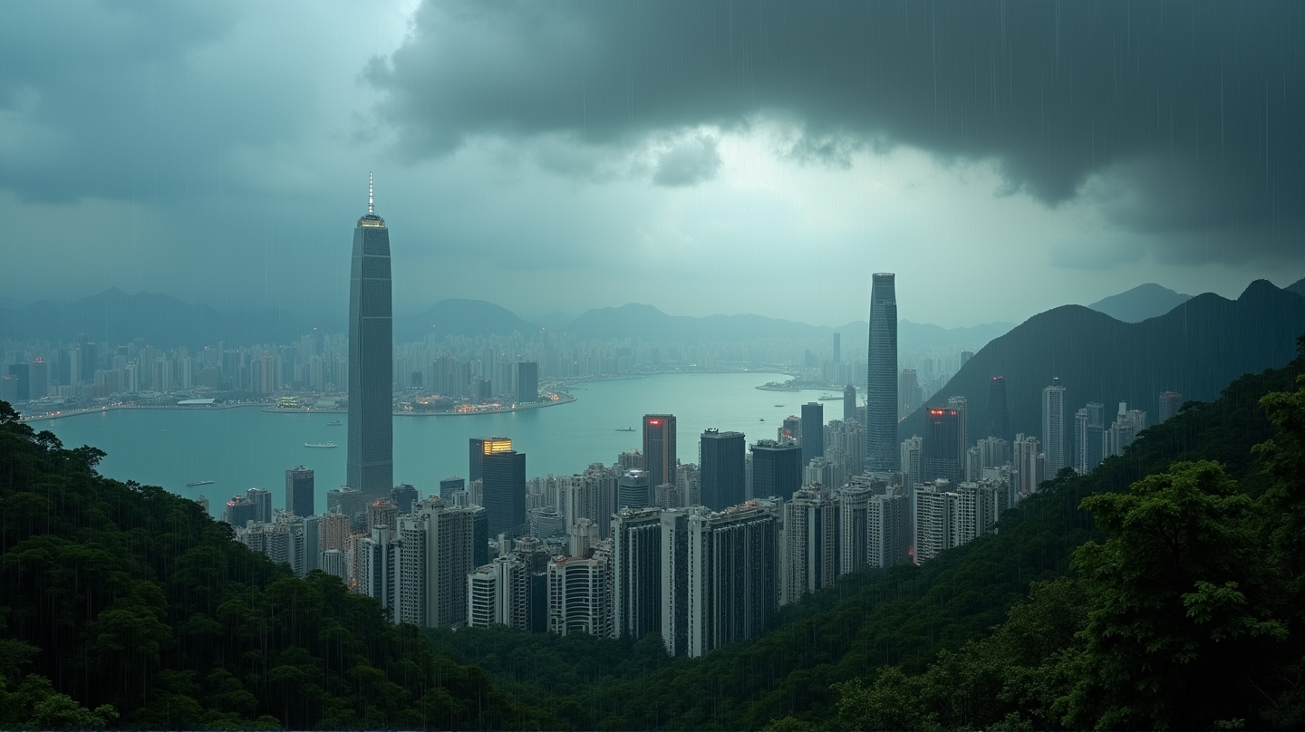 Le typhon Wipha s'affaiblit : le signal T10 de Hong Kong sera rétrogradé