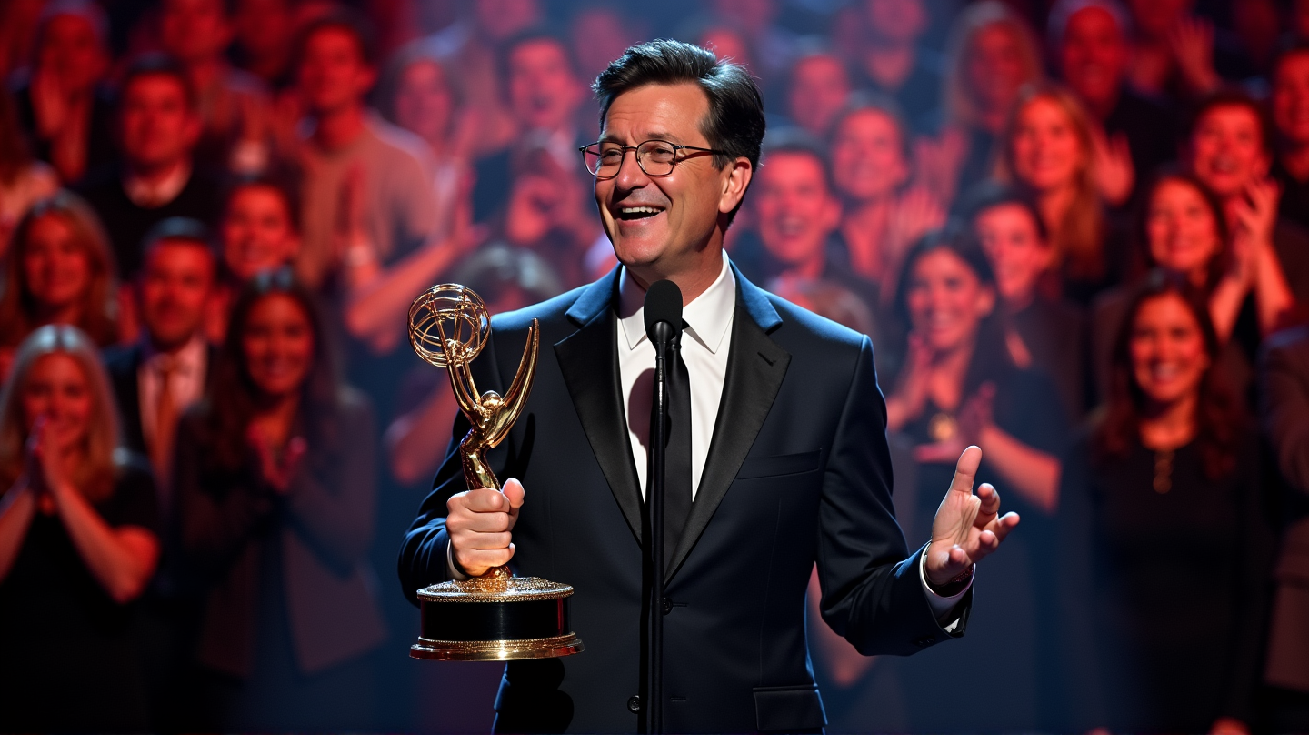 Le triomphe de Stephen Colbert : une victoire aux Emmy après l'annulation de l'émission !