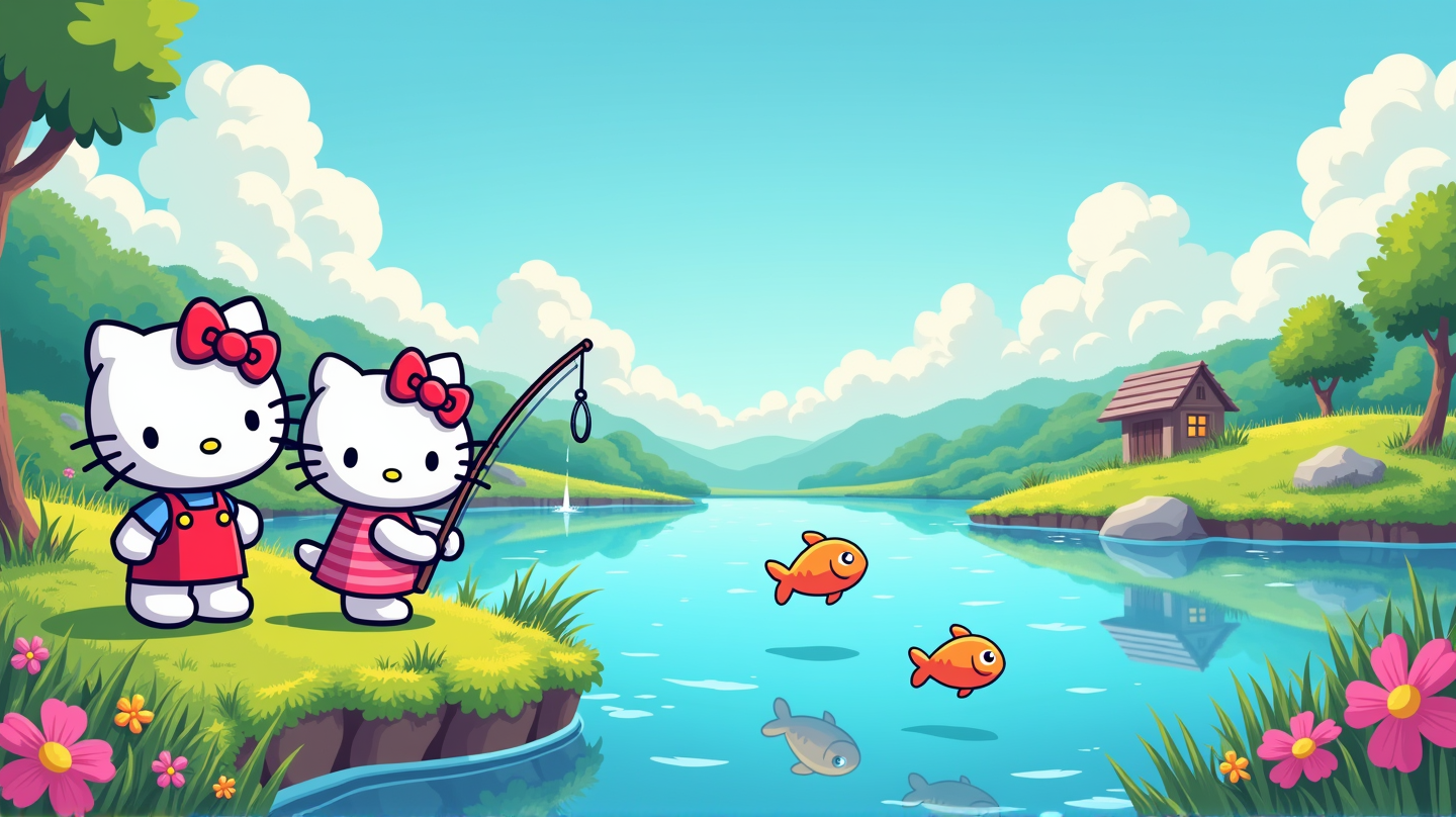 Plongez dans l'Aventure : Débloquez le Derby de Pêche dans Hello Kitty Island Adventure