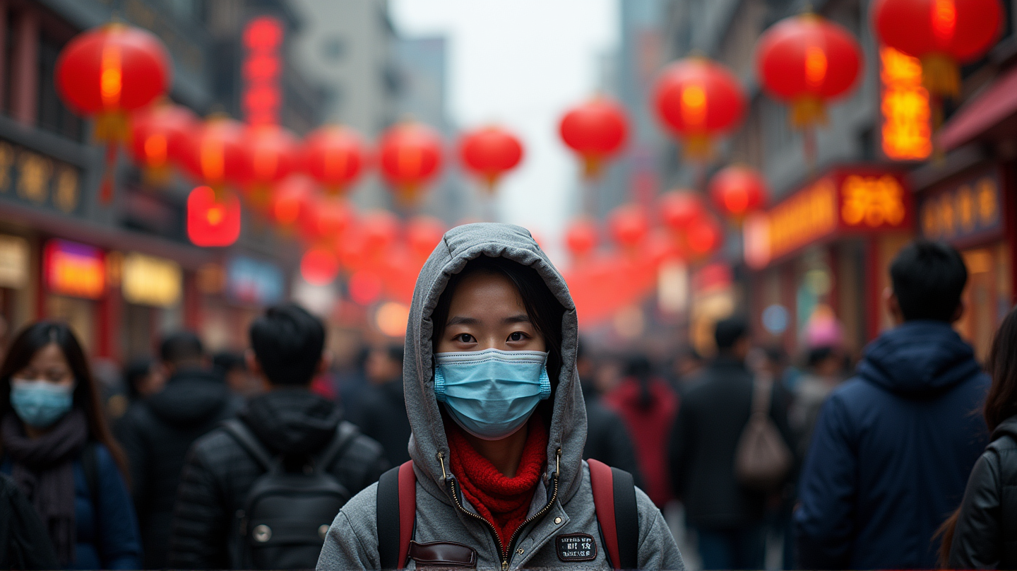 La Chine en Alerte : COVID-19 et Maladies Respiratoires Menacent Pendant la Fête Nationale