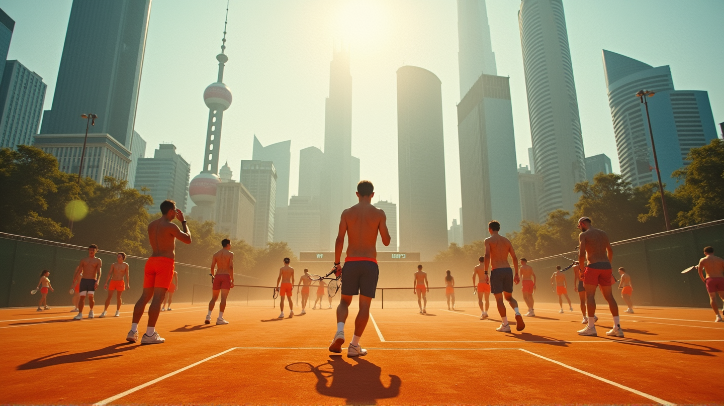 Les Courts de Tennis se Transforment en Fournaises : Les Joueurs en Danger Face à la Chaleur Accablante de Shanghai