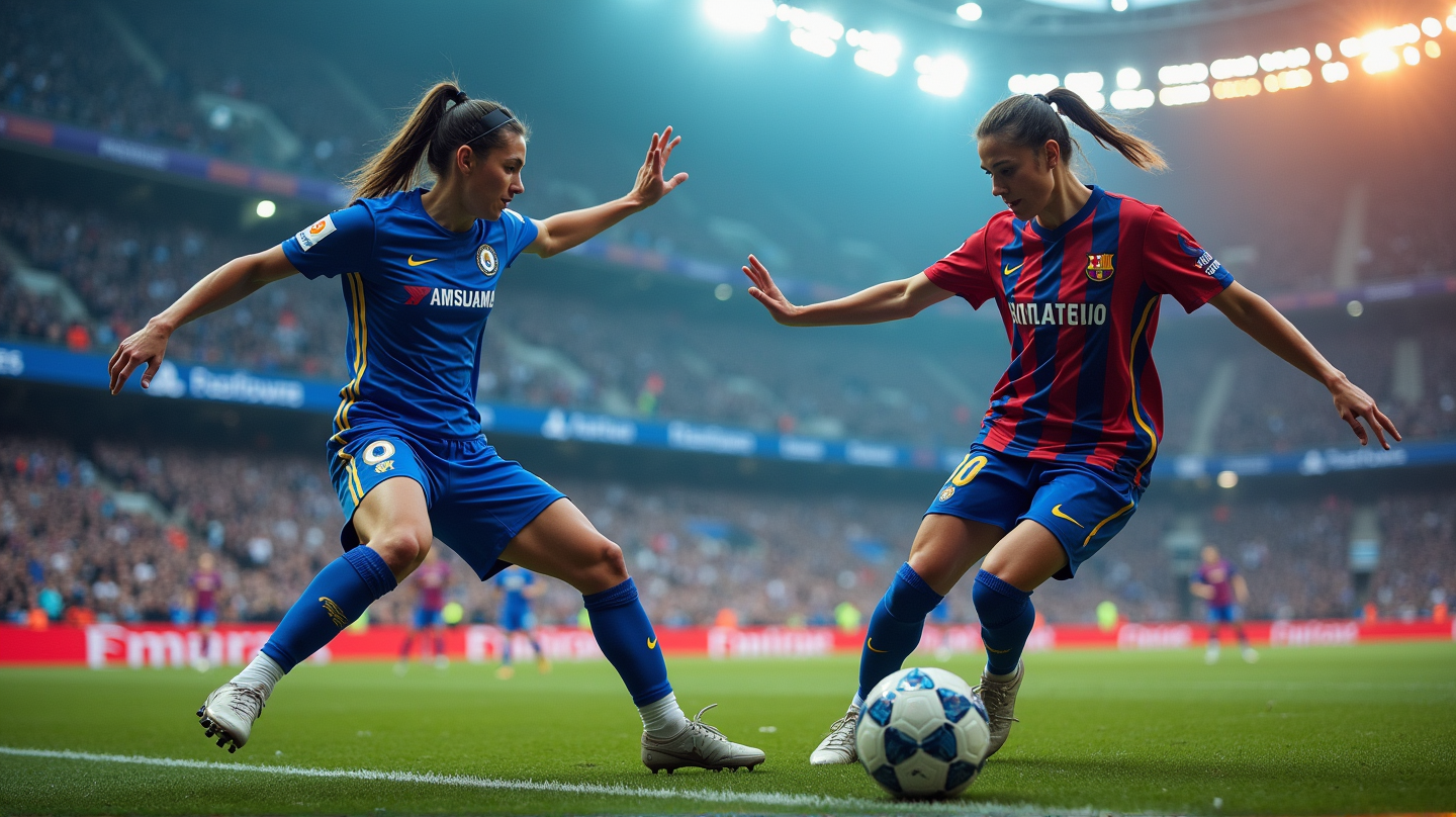 Clash des Titans : Chelsea contre Barcelone en UEFA Women's Champions League