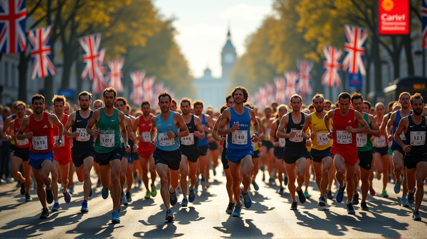 Souvenirs de Marathon : Soleil Brûlant et Coureurs Enthousiastes à l'Événement de Londres 2025