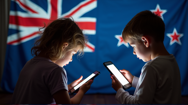La Nouvelle-Zélande Ouvre la Voie avec une Proposition d'Interdiction des Médias Sociaux pour les Enfants