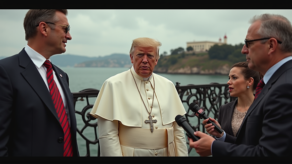 Trump Défie Hollywood et Alcatraz Alors Que La Controverse Enfle Autour de L'Image IA du Pape