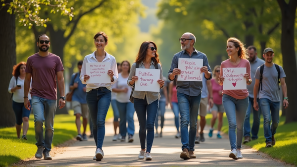 Une Marche en Mémoire : Honorer un Père et Combattre un Cancer Rare
