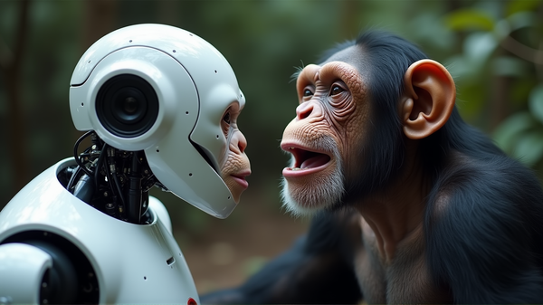 Les Chimpanzés Imitent les Robots : Dévoiler le Mystère du Bâillement