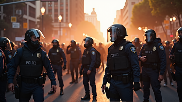 Des affrontements éclatent alors que les manifestants 'No Kings' défient l'autorité à Los Angeles
