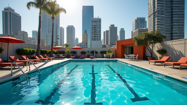 Réparations Urgentes : Fermeture Temporaire de la Piscine sur le Toit à West Hollywood
