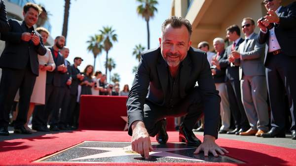 Triomphe Hollywoodien de Ricky Gervais : Une Étoile Honorant la Comédie