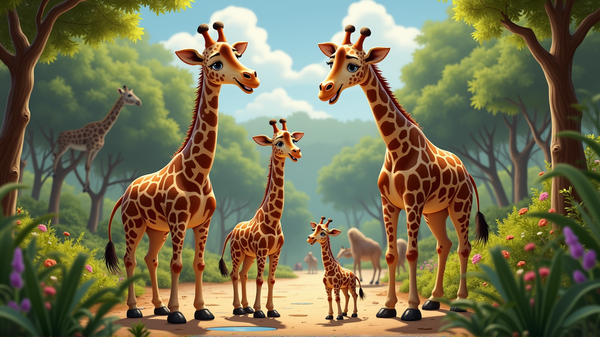 Rocket la Girafe de l'Espace Accueille un Nouveau Veau et Inspire la Sortie d'un Livre au Zoo Gladys Porter