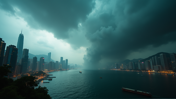 Le typhon Wipha déclenche la plus haute alerte tempête à Hong Kong