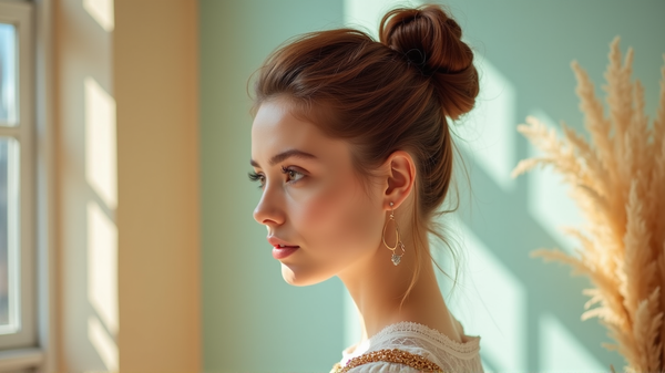 Maîtrisez le Chignon Noué Chic Cet Été : Étapes Simples par Jenna Fredrick