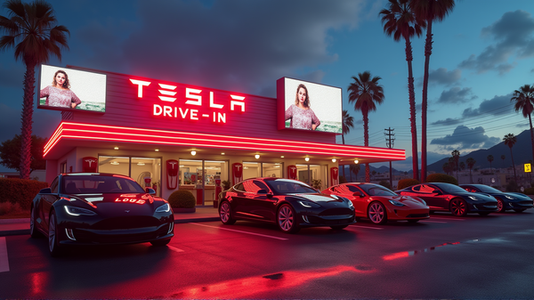 Tesla Hollywood Diner : Une Expérience de Drive-In Révolutionnaire