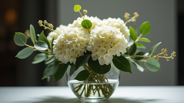 Élégance sans Effort : Créer un Centre de Table Chic avec des Hortensias et Trois Ingrédients Seulement