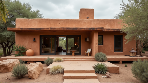 Découvrez le Magnifique Rustique Moderne Favorisant l'Art au Maroc