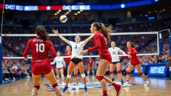 Affrontement Épique de Volleyball : Nebraska vs. Kentucky Prêt à Enflammer les Fans