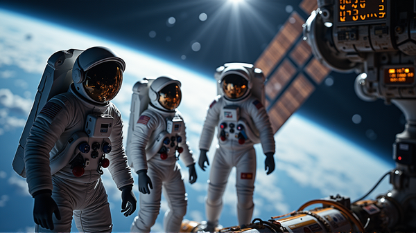 Des astronautes des États-Unis, du Japon et de Russie s'amarrent avec succès à l'ISS