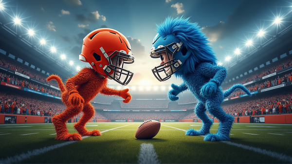 Énorme Confrontation : Les Lions et les Browns S'affrontent dans un Match Attendu