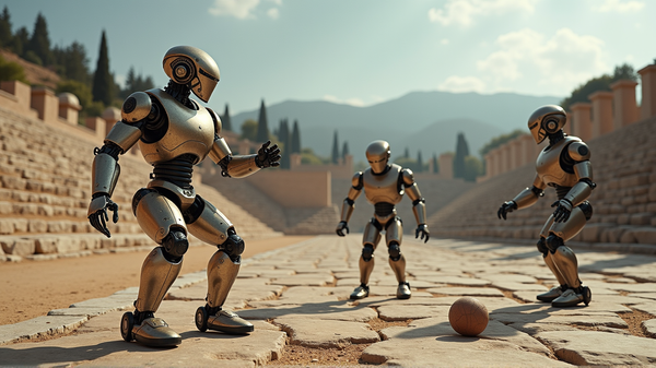 Les Robots Impressionnent à Olympie, mais font Face au Défi de l'IA