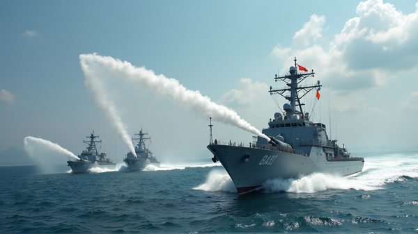 La Tension Monte Alors Que la Chine Utilise Des Canons à Eau Contre des Navires Philippins