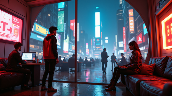 Plongez dans l'Univers Cyberpunk Douillet de m00m World - Maintenant Gratuit sur Mobile !