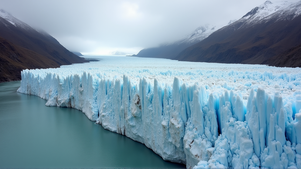Les Glaciers Chiliens à Travers le Temps : Un Contraste Saisissant de 1987 à 2024