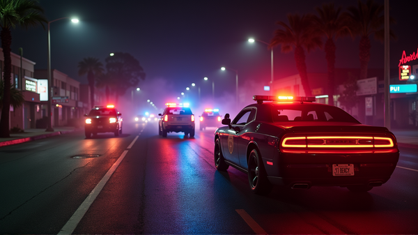 Drame à Grande Vitesse : Course-Poursuite Se Termine par un Crash Enflammé à North Hollywood