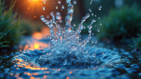 Le Monde Caché des Molécules : Comment les Mouvements Minuscules Façonnent les Gouttes d'Eau