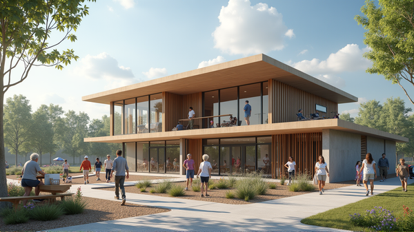 La Nouvelle Bibliothèque de Foley Prépare le Terrain pour un Centre de Senior Agrandi